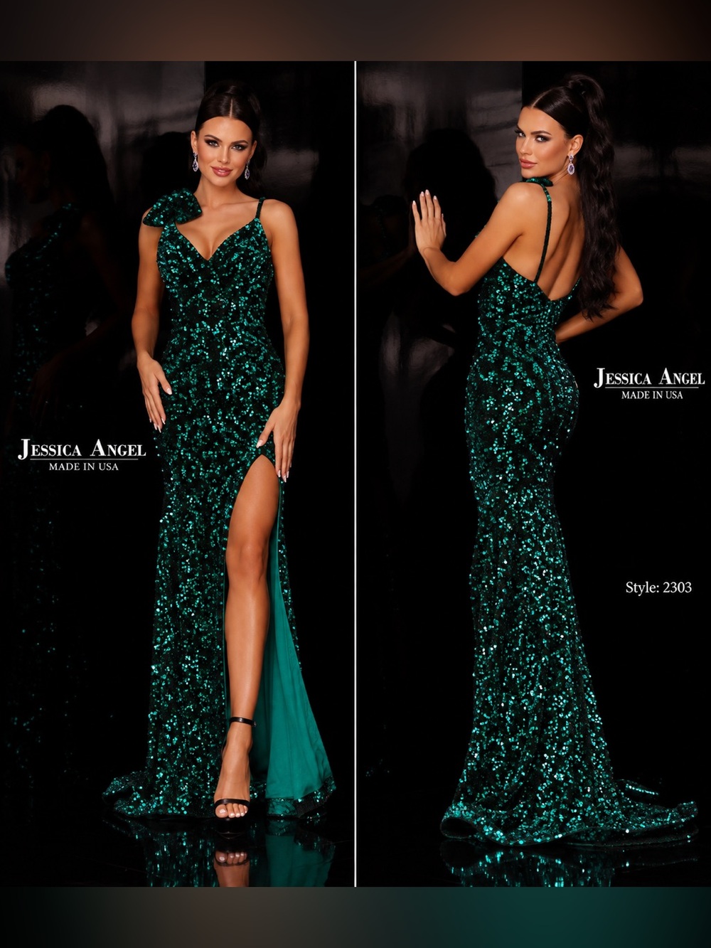 Jessica Angel 2303 Hunter green size medium NWT brand new